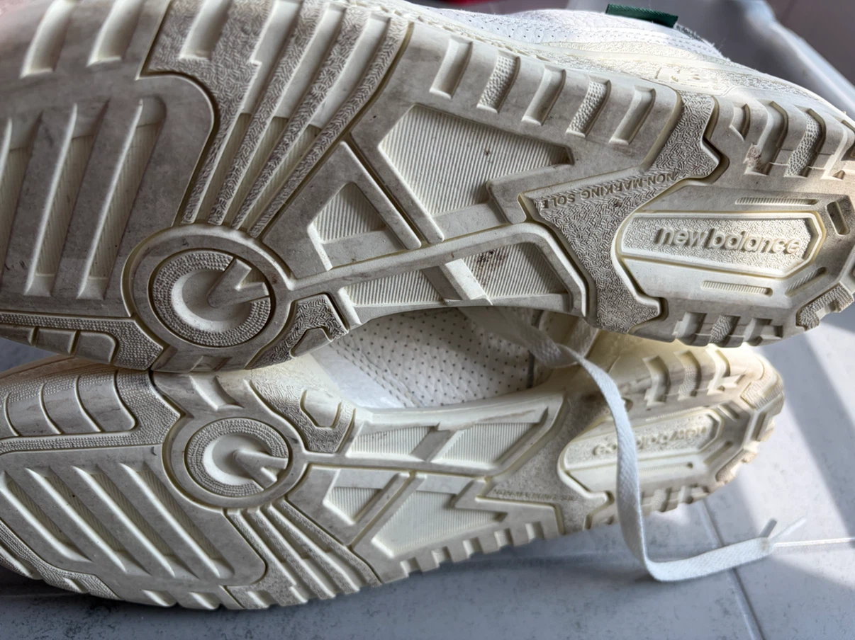 New Balance 550 White Leather Sneakers - photo 3