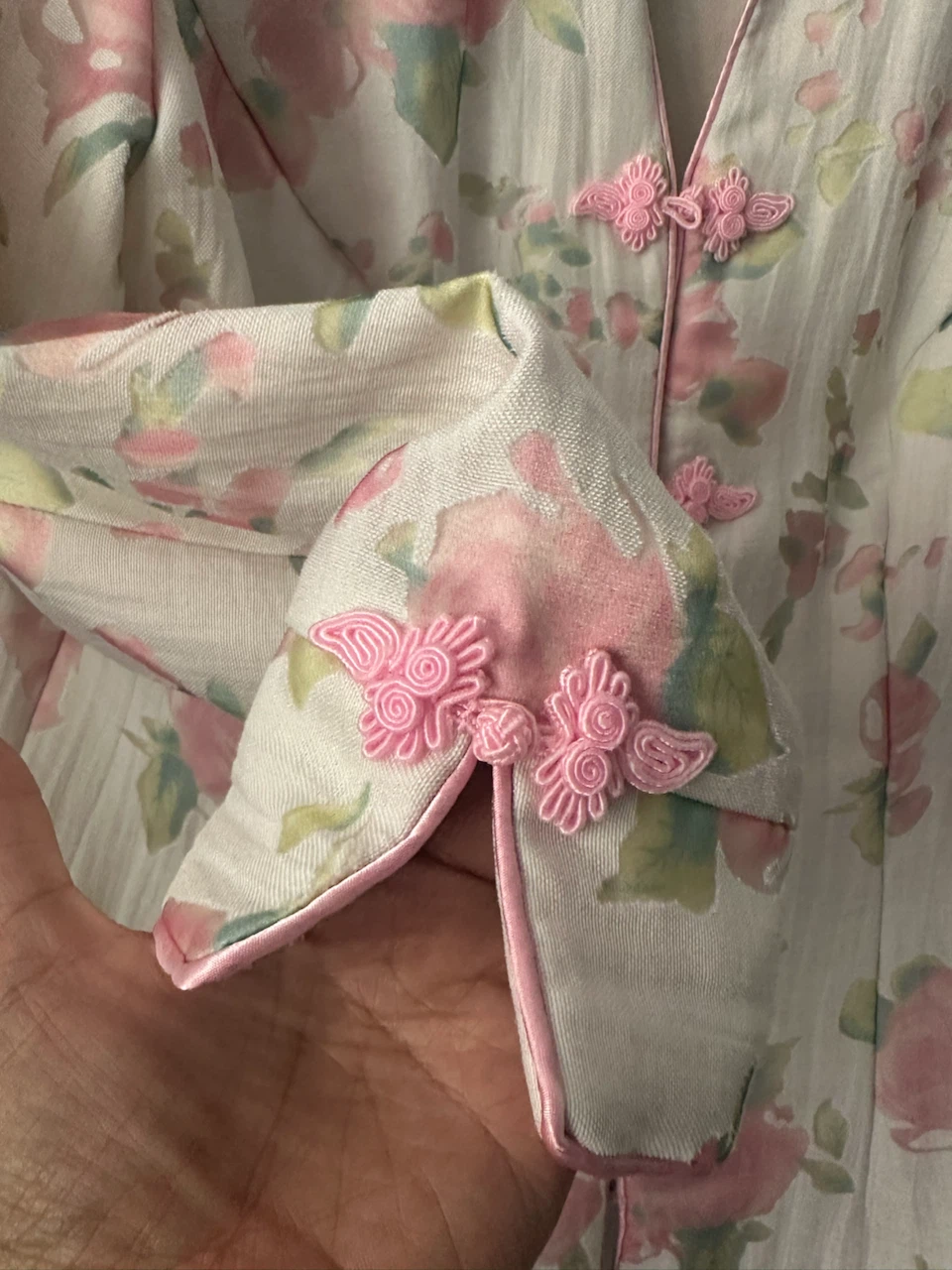 Vintage Chinese Cheong Sam style floral blazer - photo 3