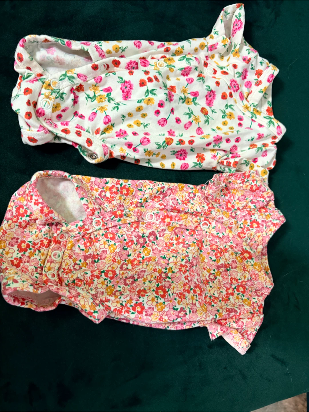 H&M Organic Cotton Baby Bodysuits 0-1M