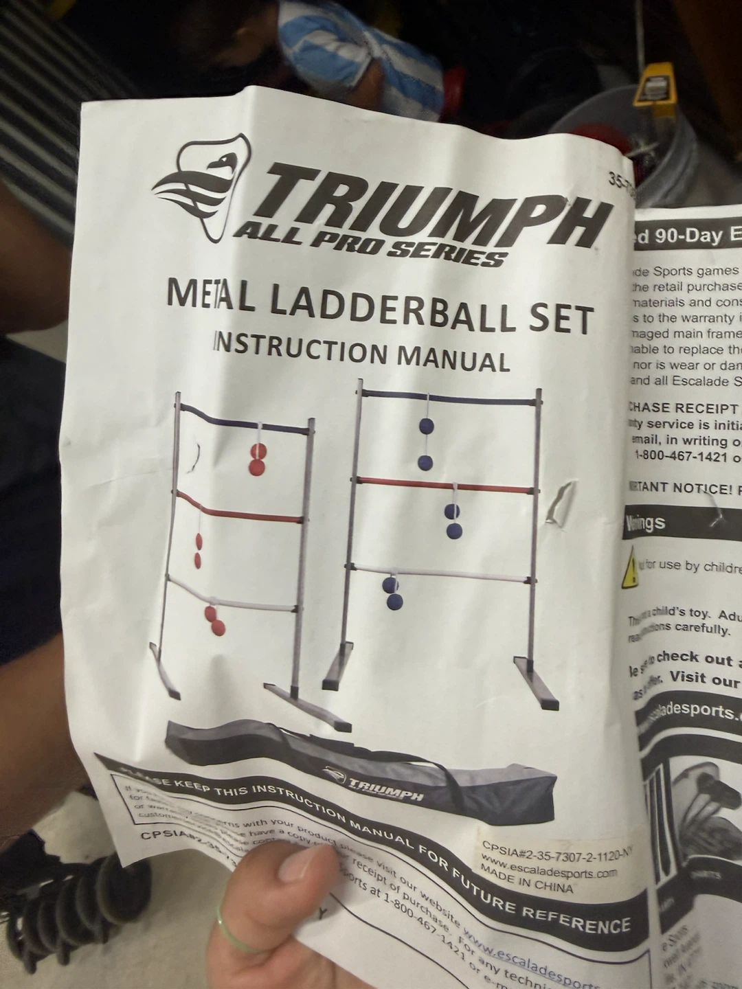 Triumph All Pro Series Metal Ladderball Set - photo 3