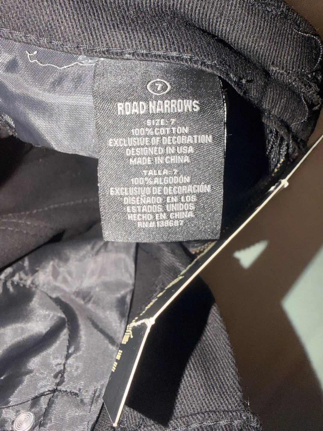 Road Narrows NYC Black Paint Splatter Distressed Denim Shorts - photo 3