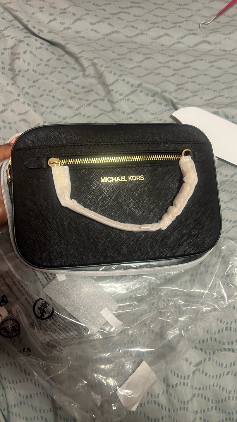 Michael Kors Jet Set Camera Bag - Black