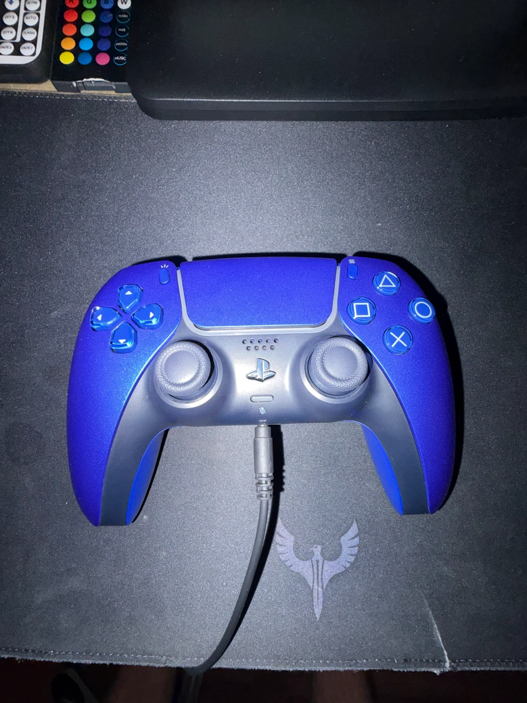 PlayStation 5 Console with Blue DualSense Controller - photo 4