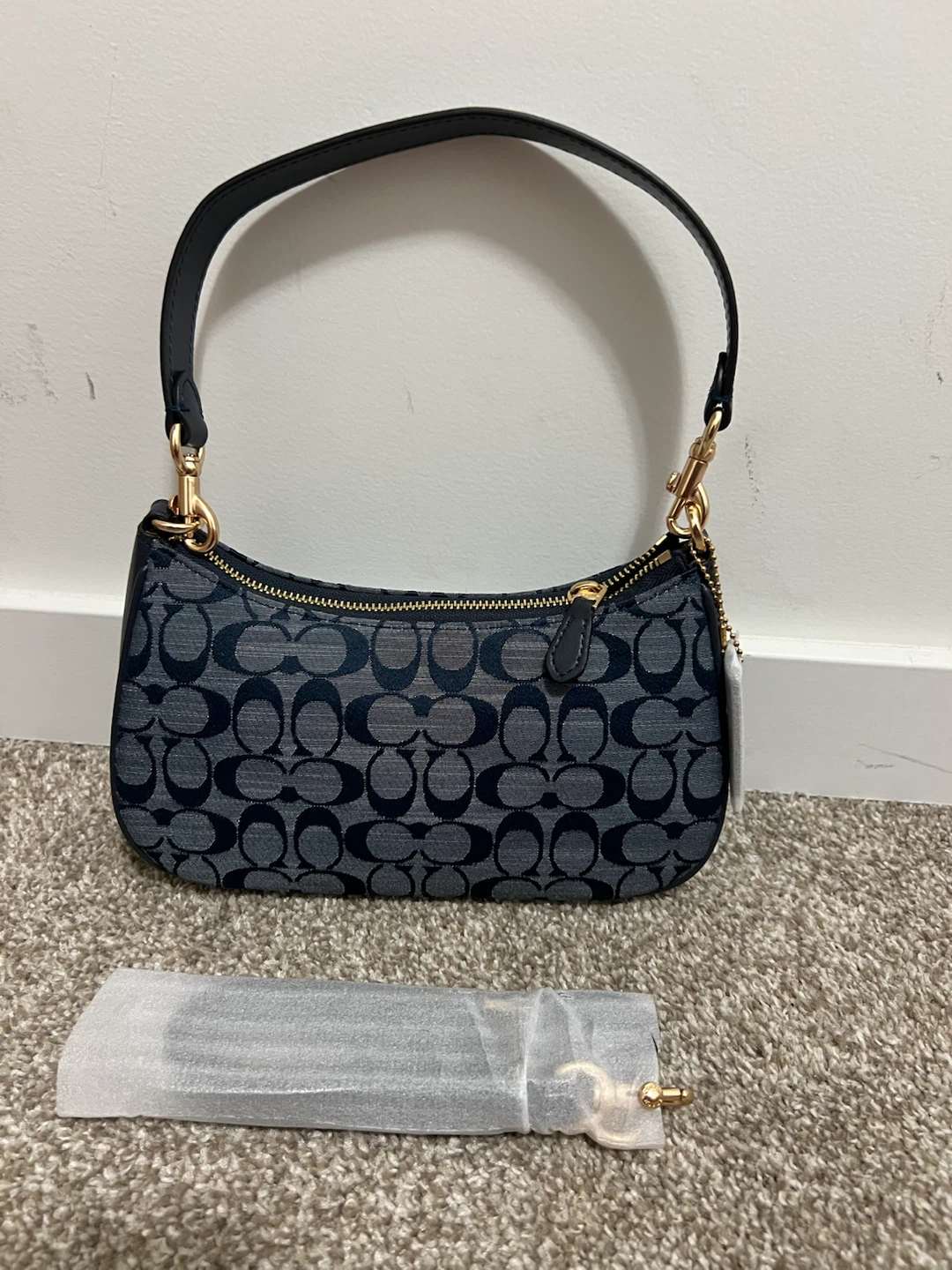 Coach Denim Signature Shoulder Bag - photo 2