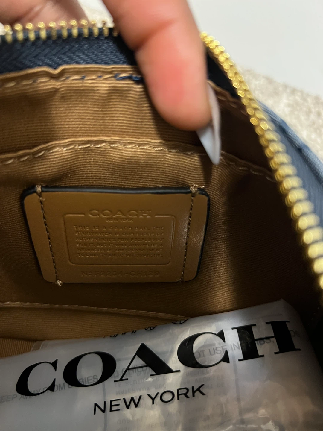 Coach Denim Signature Shoulder Bag - photo 3