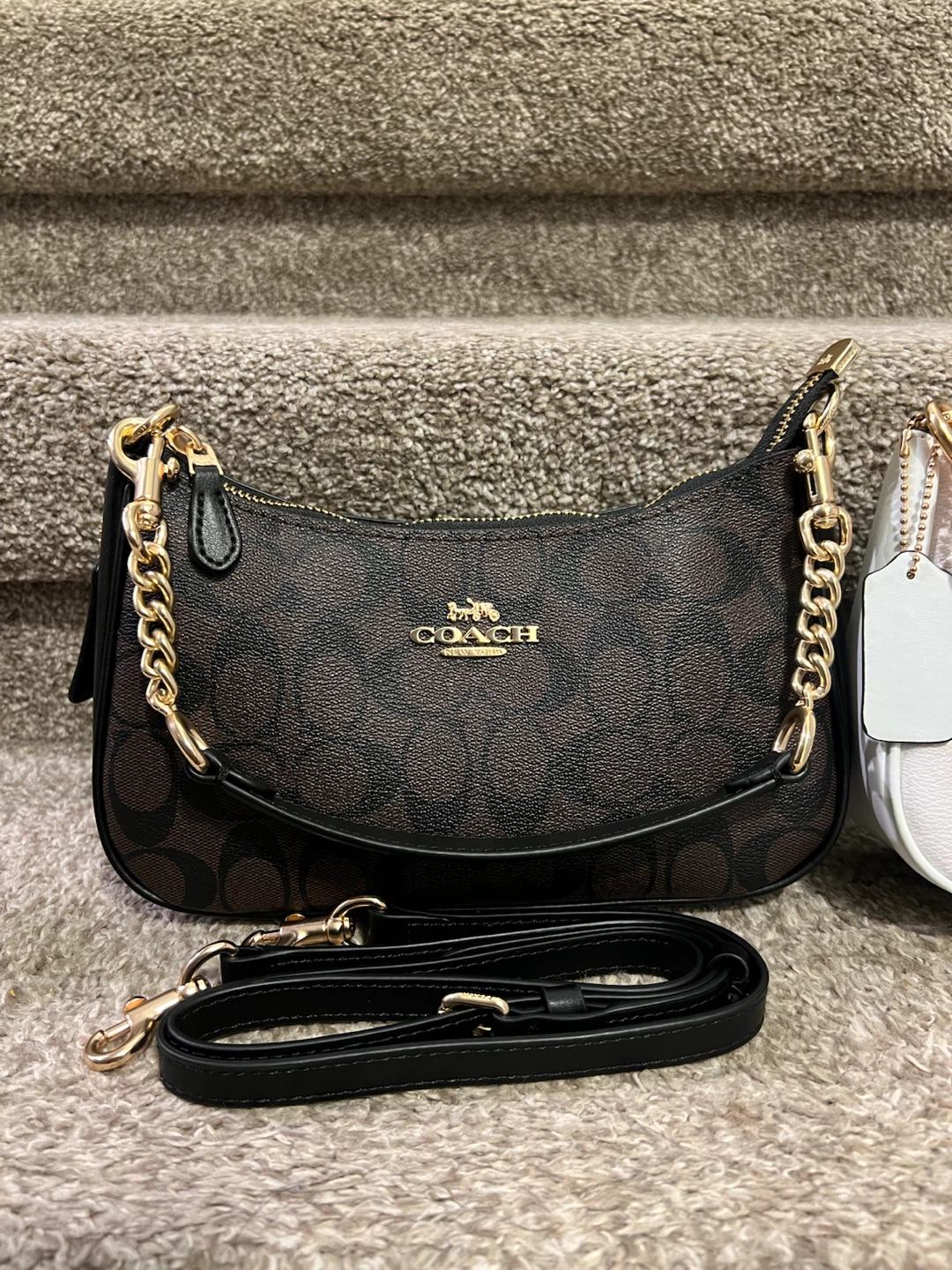 Coach Cherry Print Shoulder Bag