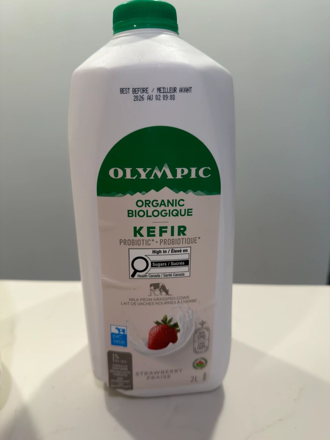 Olympic Organic Biologique Kefir Strawberry 2L