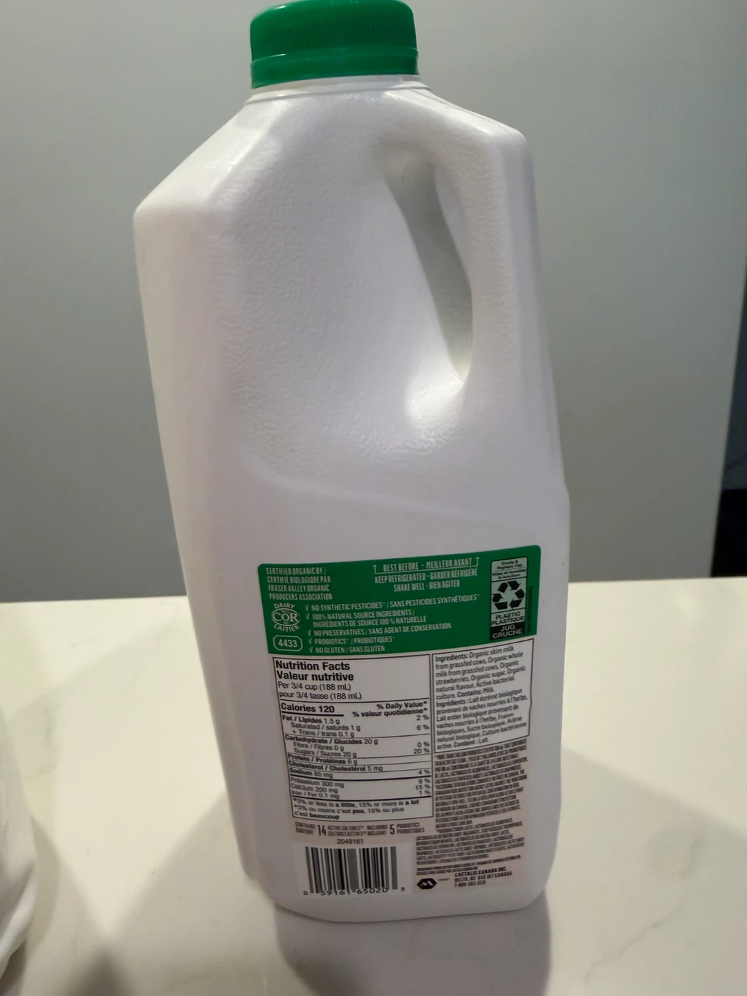 Olympic Organic Biologique Kefir Strawberry 2L - photo 2