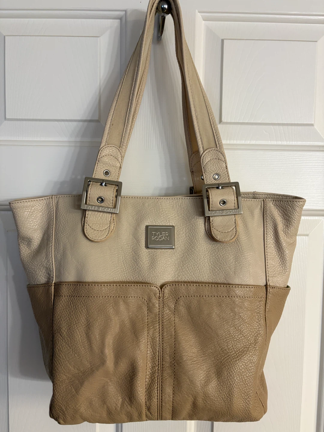 Tyler Rodan Colorblock Shoulder Tote Bag