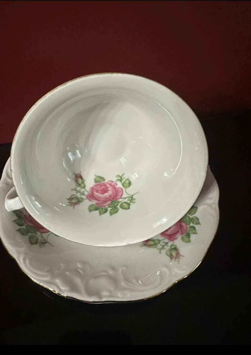 Exquisite Vintage Wałbrzych Porcelain Tea Service (27-Piece Set) - photo 3