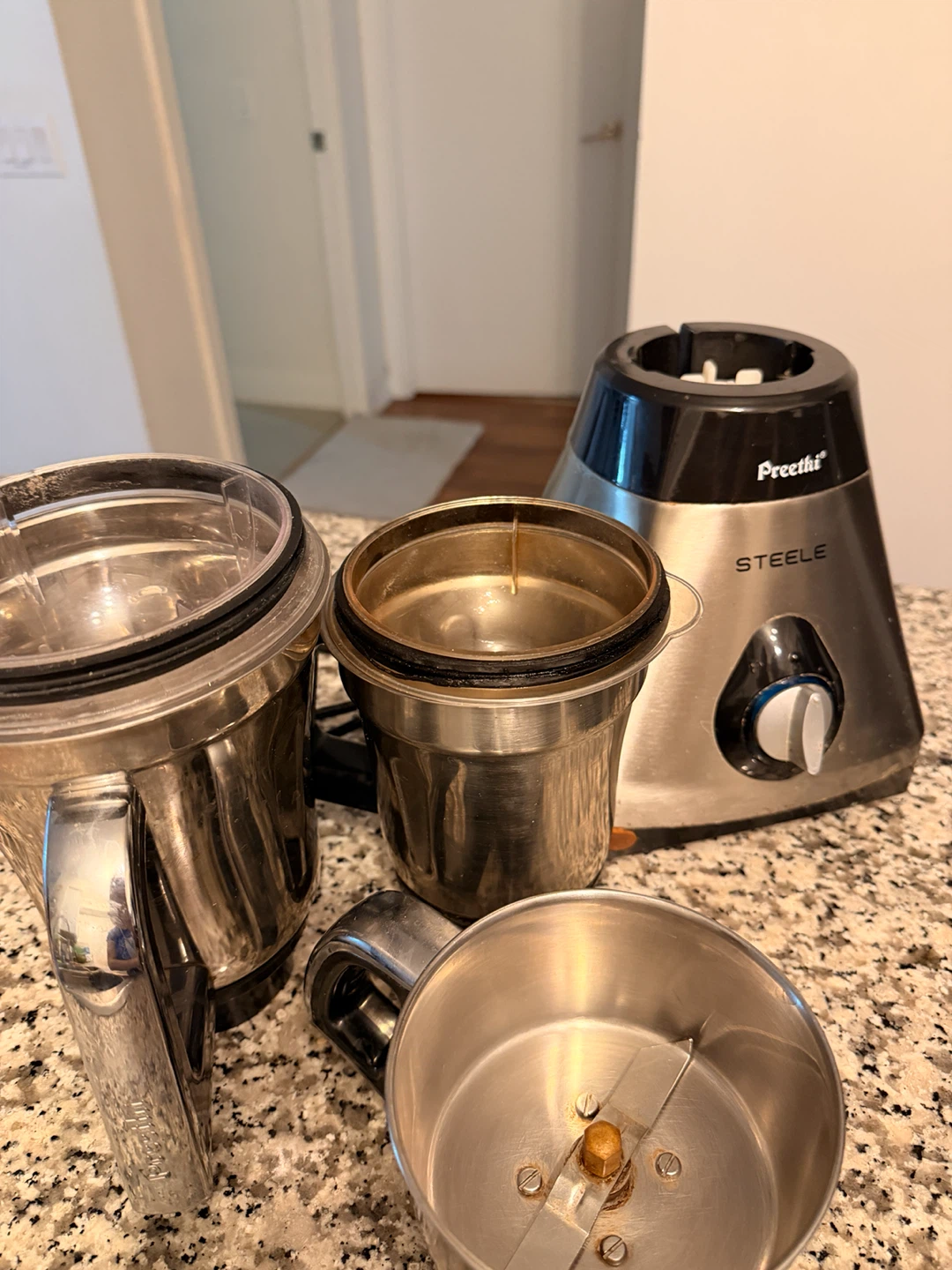 Preethi Steele Blender Base with 3 Jars - photo 4