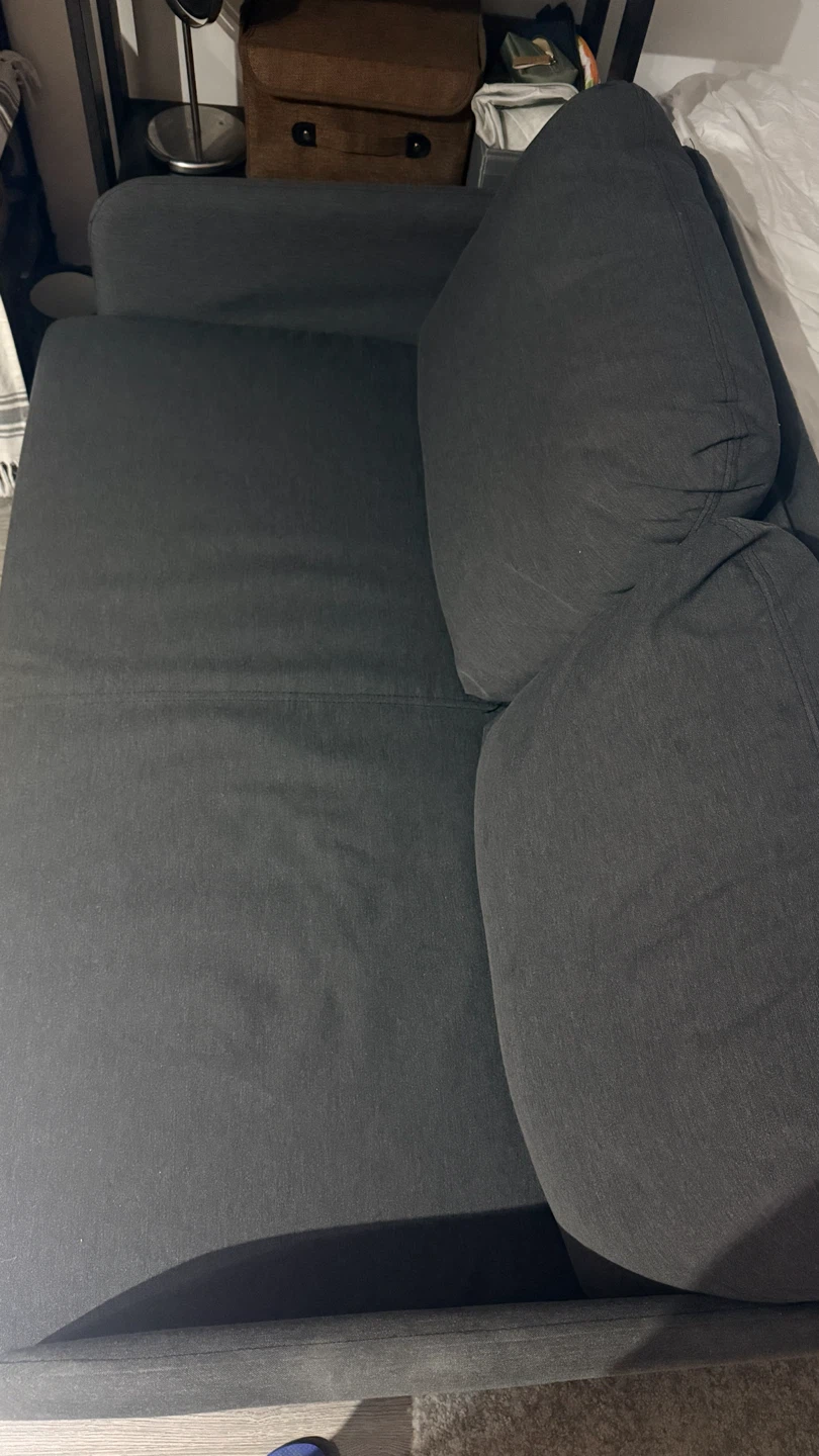IKEA Dark Grey 2-Seater Sofa – Excellent Condition - photo 2