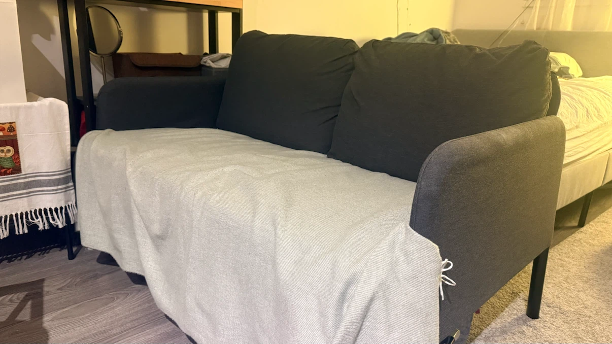 IKEA Dark Grey 2-Seater Sofa – Excellent Condition - photo 4