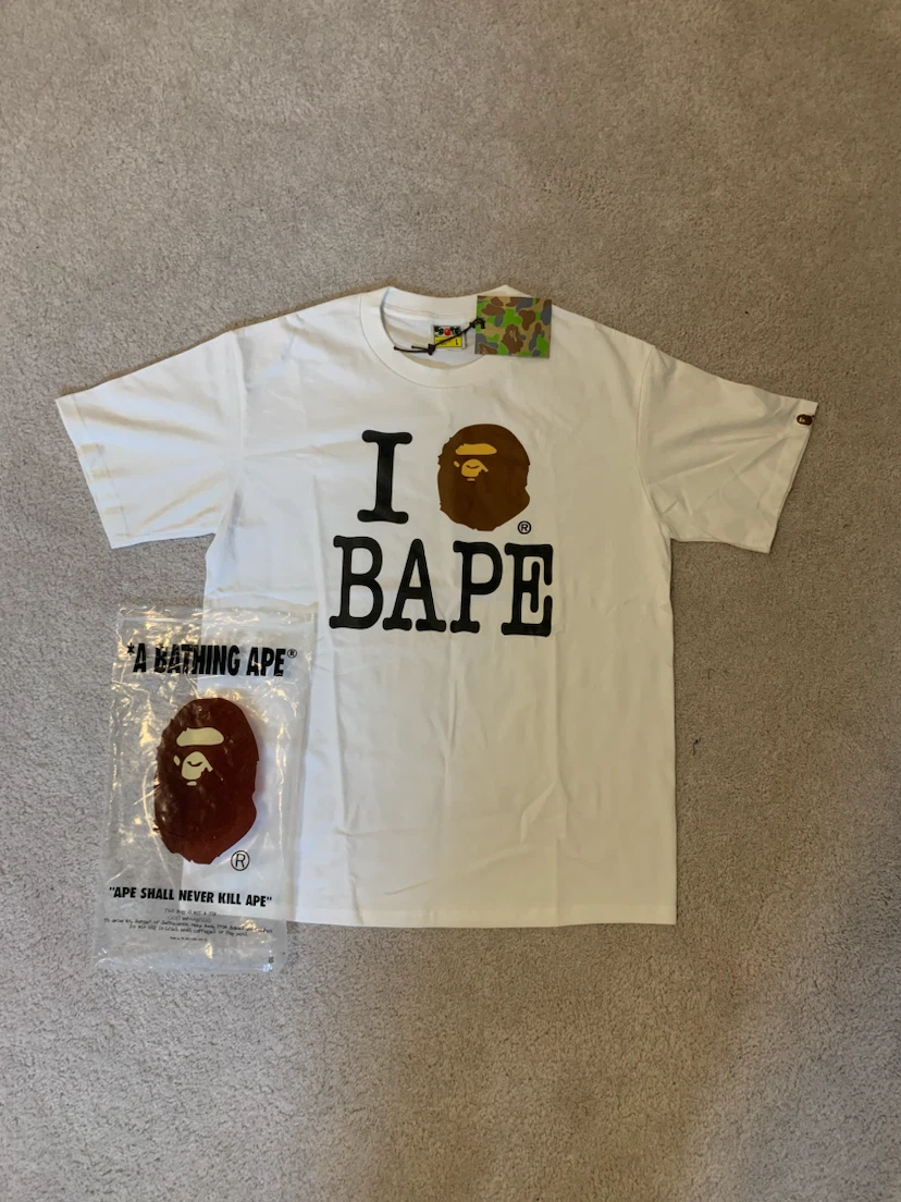 A Bathing Ape "I Love Bape" T-Shirt