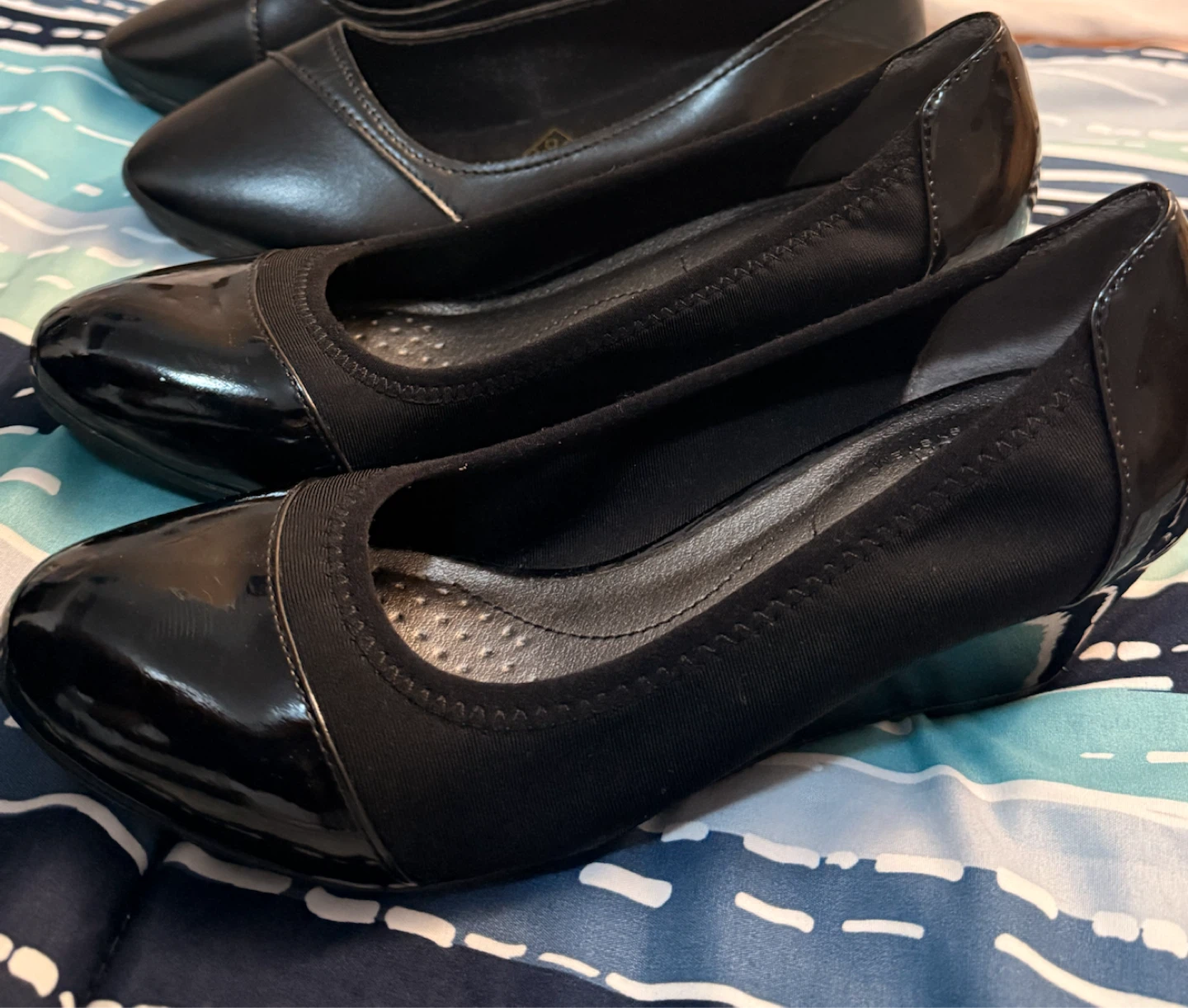 Collection by Clarks Black Leather Shoes (2 Pairs) - photo 5
