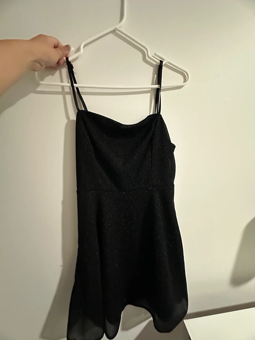 Sparkly Black Mini Dress