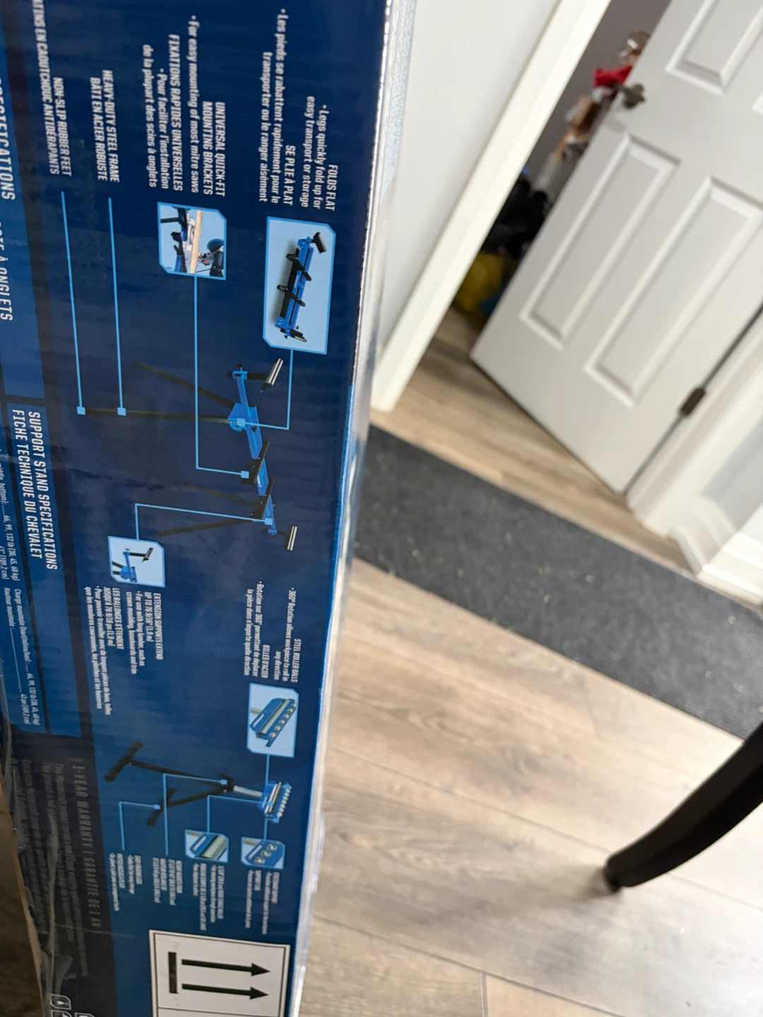 Mastercraft Mitre Saw Stand with Bonus Support Stand - photo 3