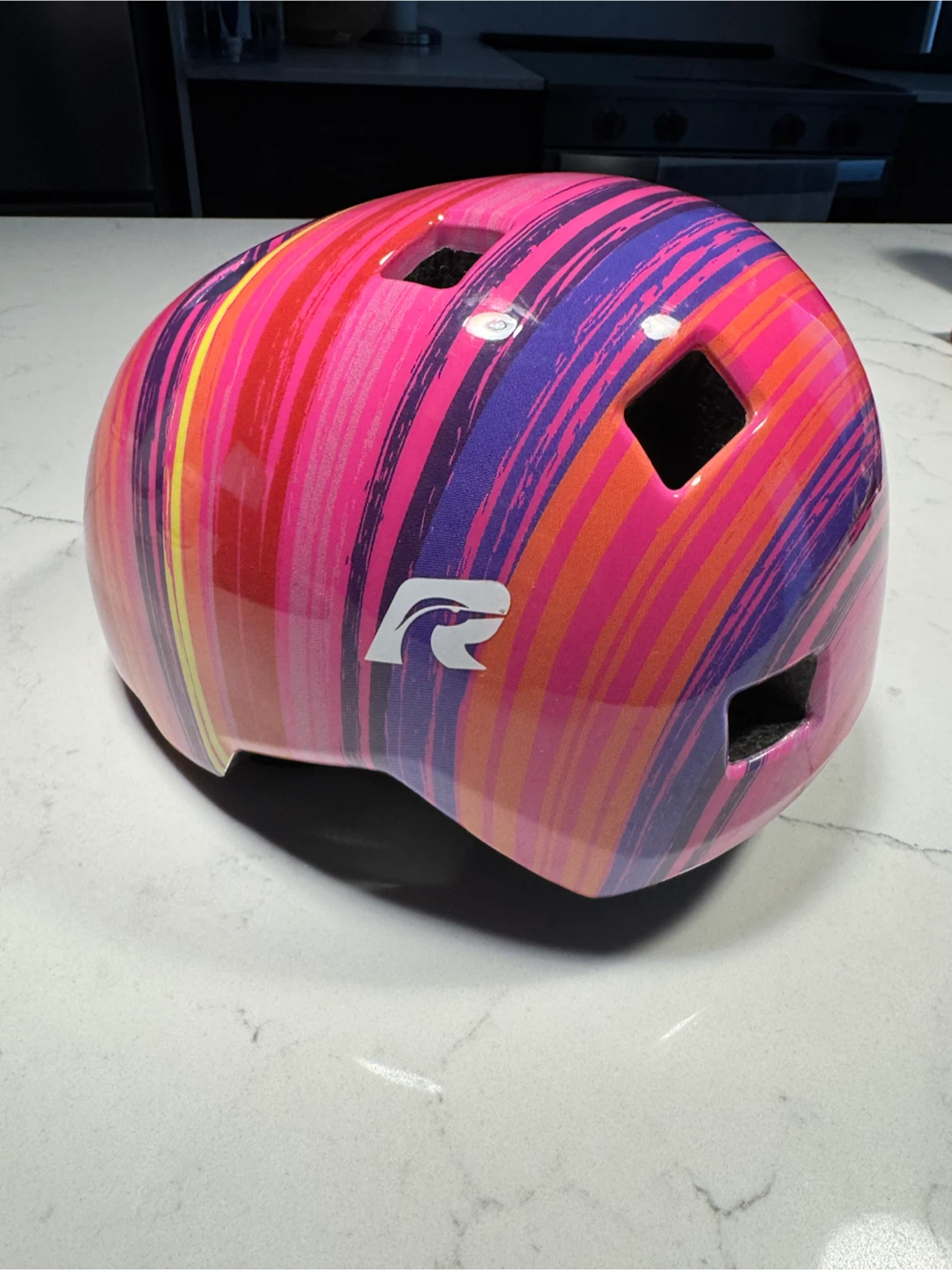 Kids Bike Helmet - Bright Stripes