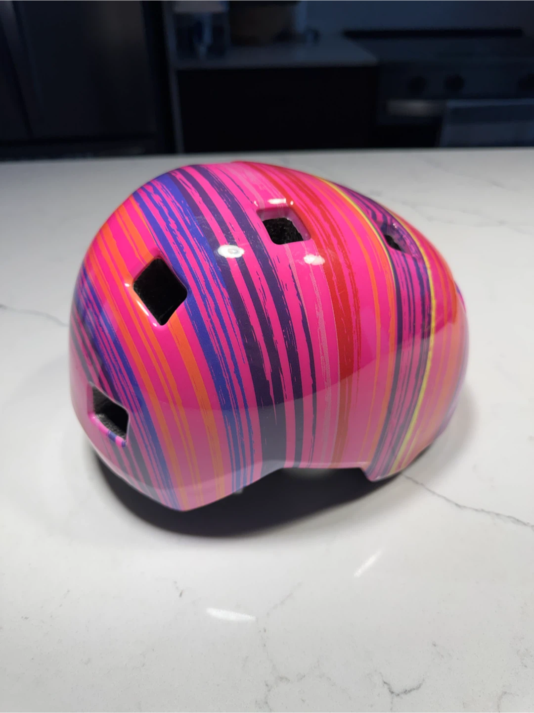 Kids Bike Helmet - Bright Stripes - photo 2