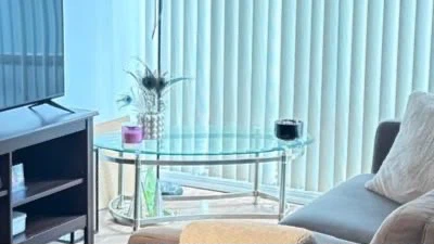 Glass Oval Coffee Table