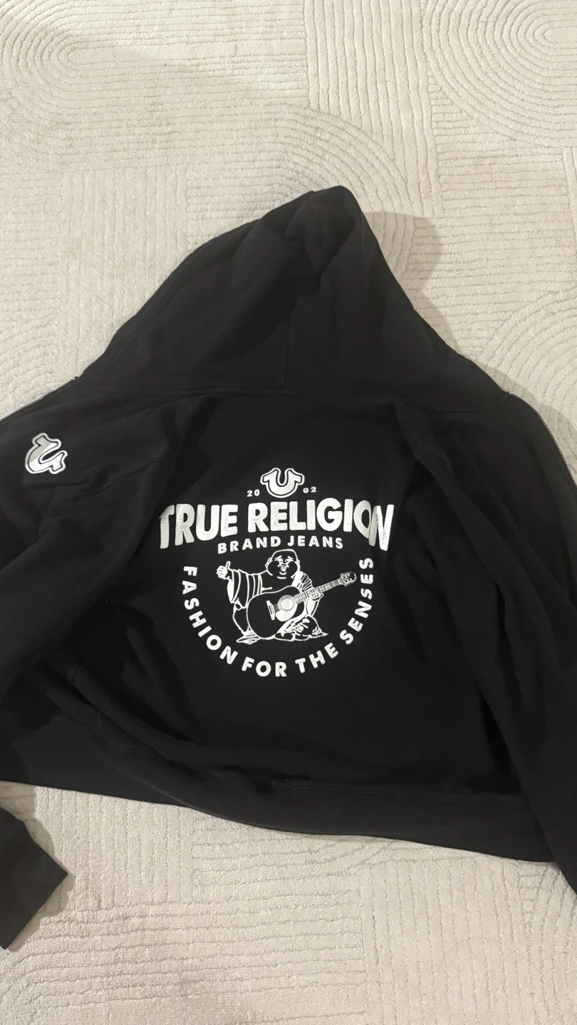 True Religion Black Hoodie