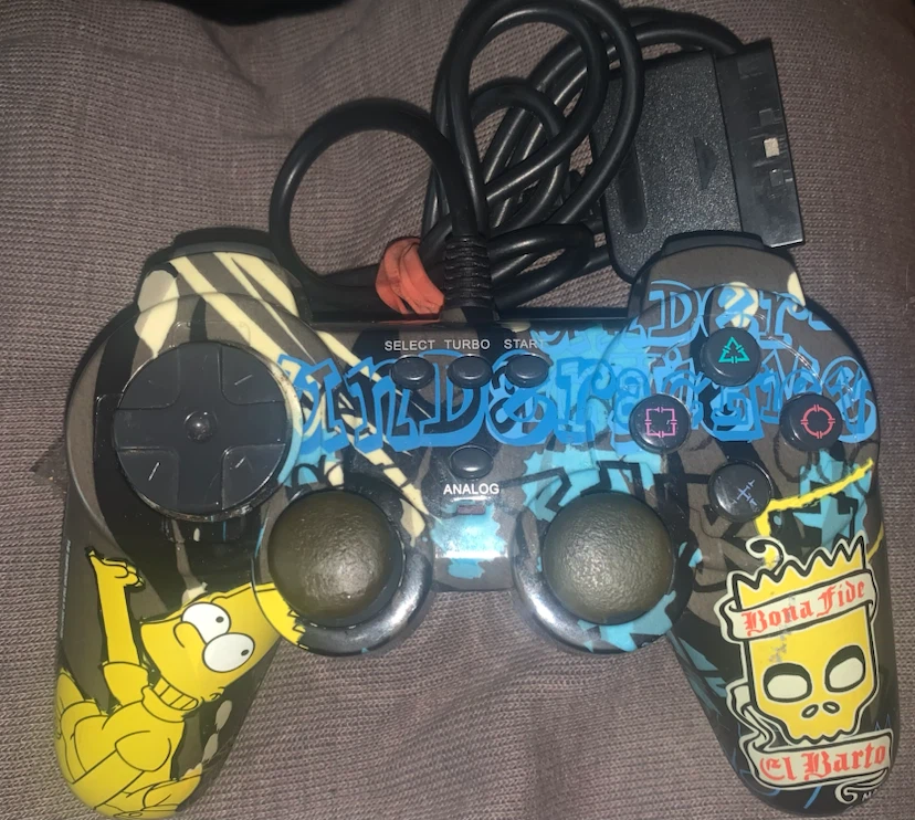 Custom PS2 Controller - The Simpsons El Barto