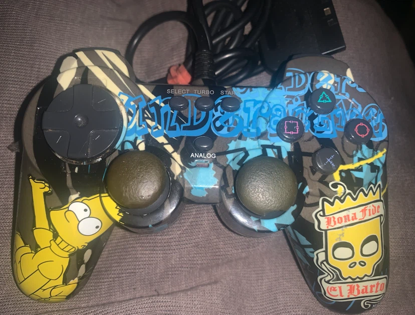 Custom PS2 Controller - The Simpsons El Barto - photo 2