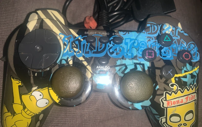 Custom PS2 Controller - The Simpsons El Barto - photo 3