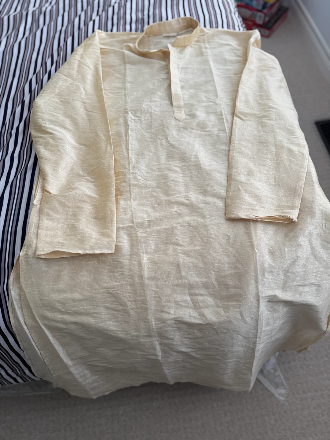 Men’s Kurta pajama size 50 cream color - photo 3