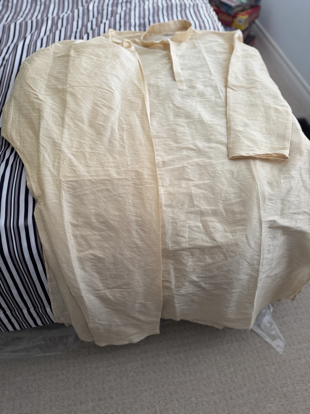 Men’s Kurta pajama size 50 cream color - photo 4