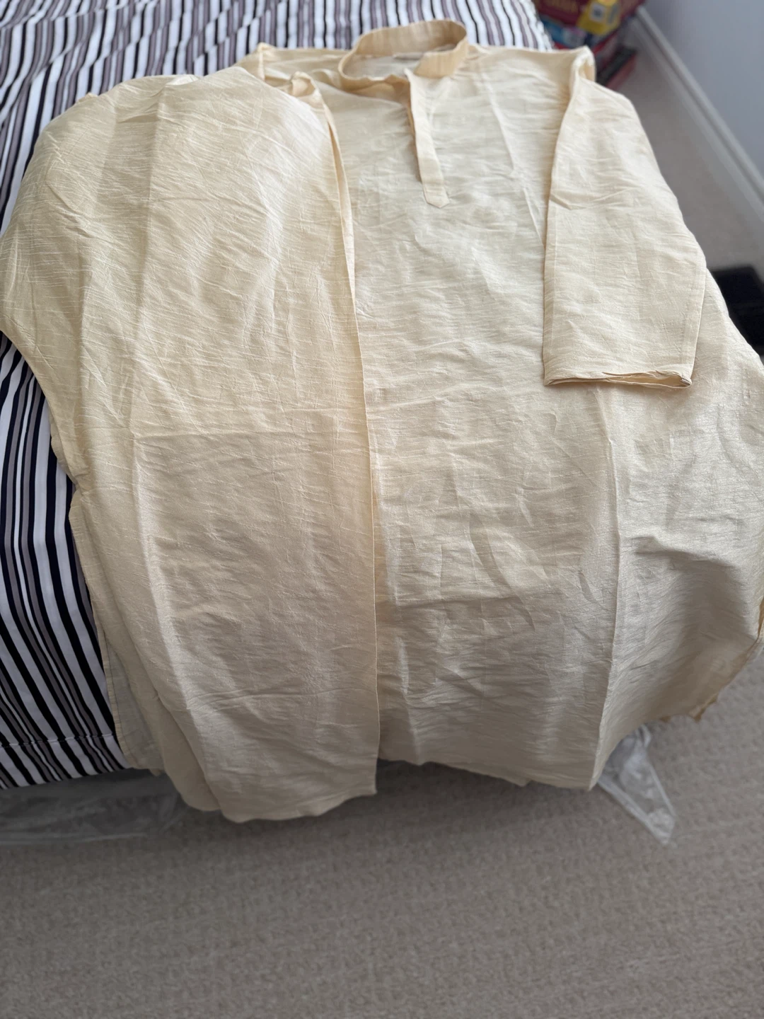 Men’s Kurta pajama size 50 cream color - photo 5