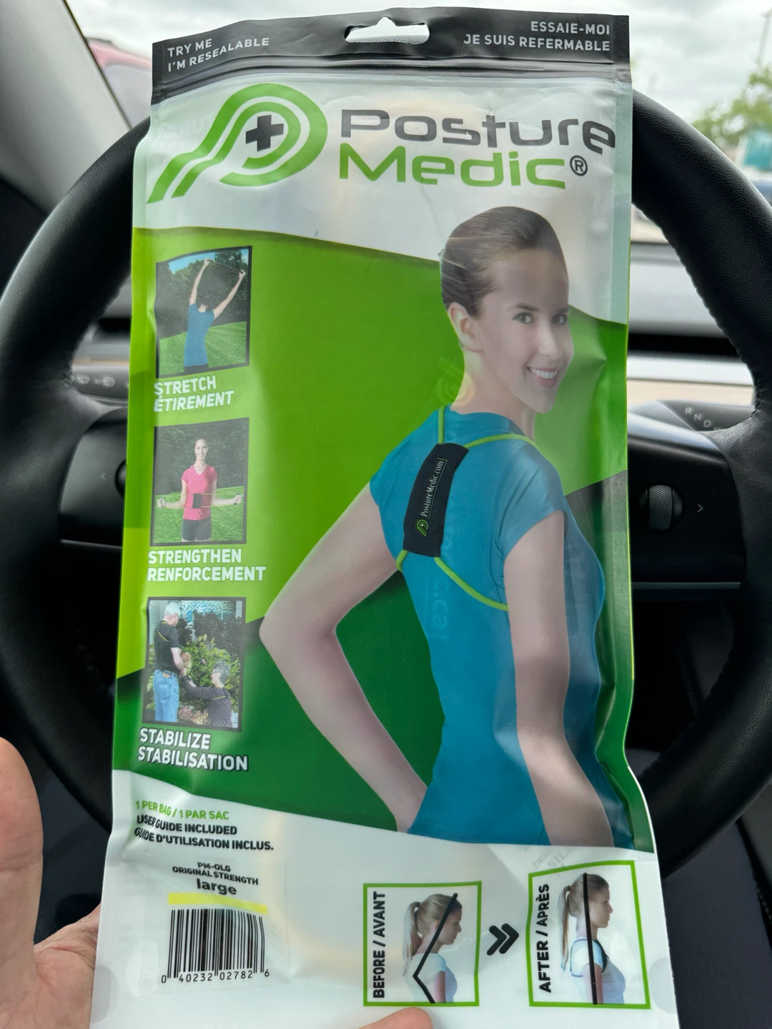 Posture Medic Original Strength Posture Corrector - Large