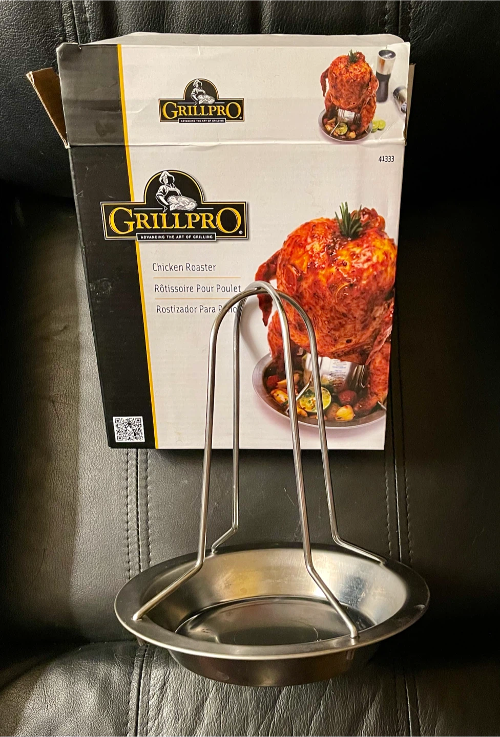GrillPro Stainless Steel Chicken Roaster
