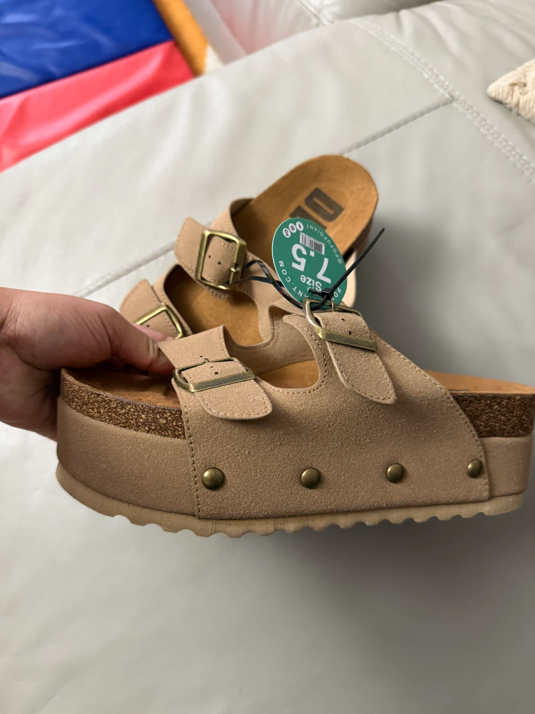 DL Sport Women's Platform Sandals