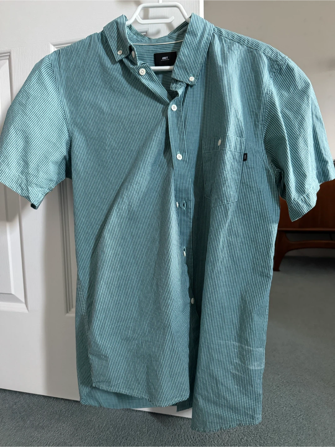 Obey Short Sleeve Button-Up Shirt
