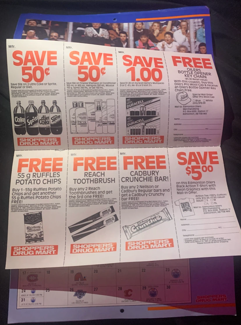 1990 Stanley Cup Champs Edmonton Oilers - Shoppers Drug Mart - photo 5