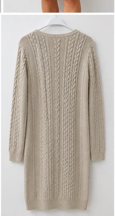 Abercrombie & Fitch Cable Knit Sweater Dress - photo 3