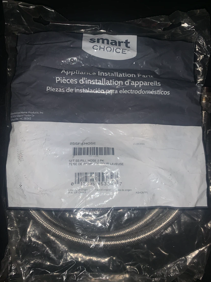 Smart Choice 6FT Stainless Steel Fill Hose 2 Pack
