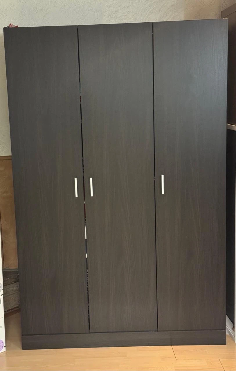 Sauder 3 Door Wardrobe, Espresso