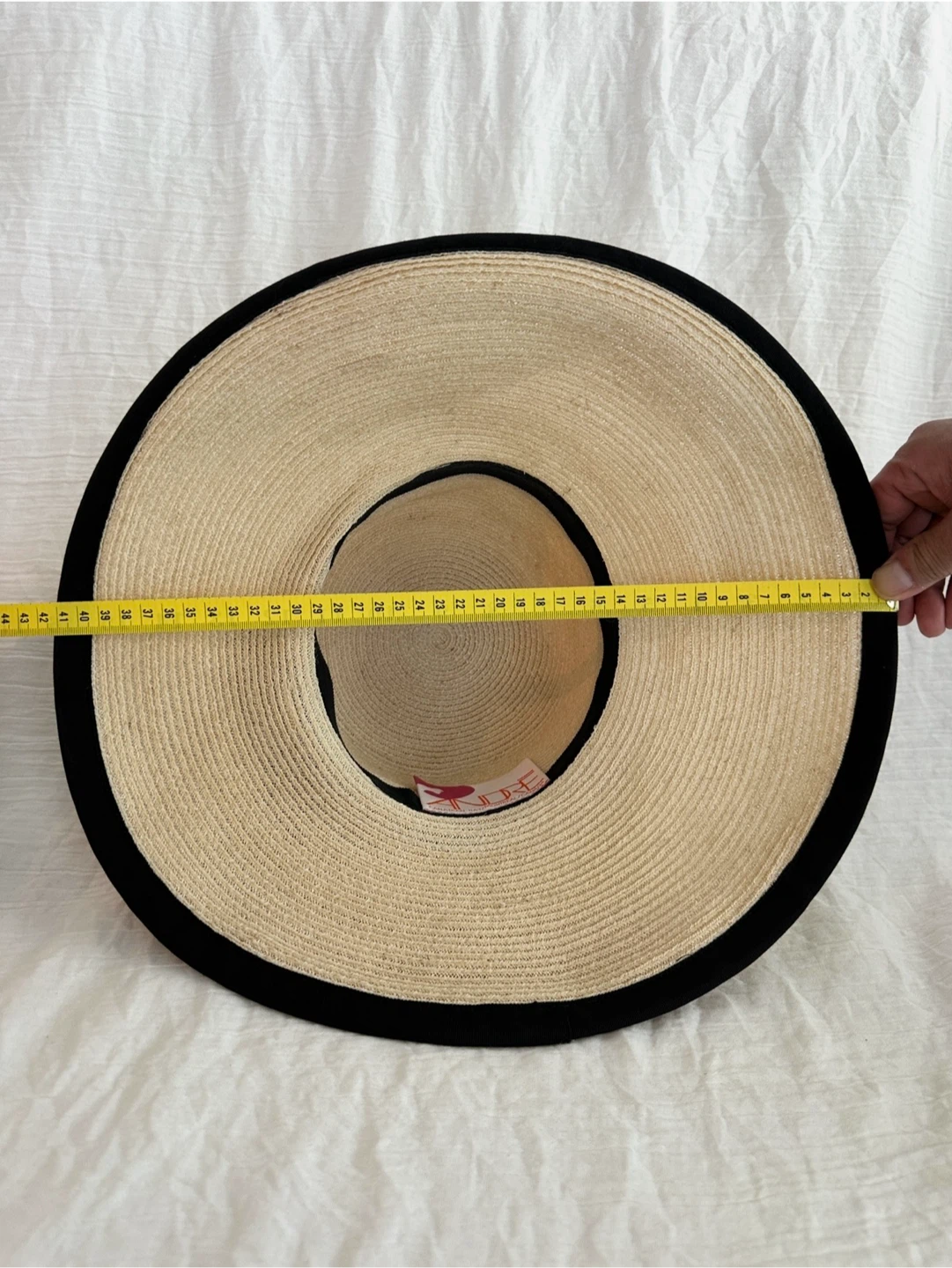 André Straw Hat with Black Band - photo 4