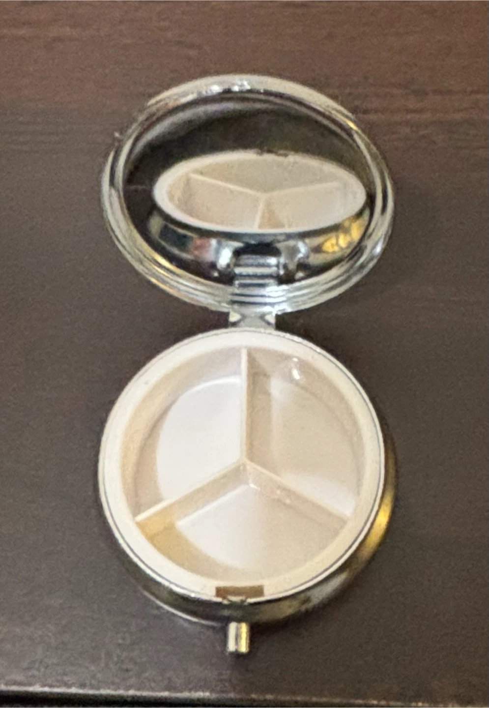 NEW-Round Pill Case with Sea Turtle Design - photo 3