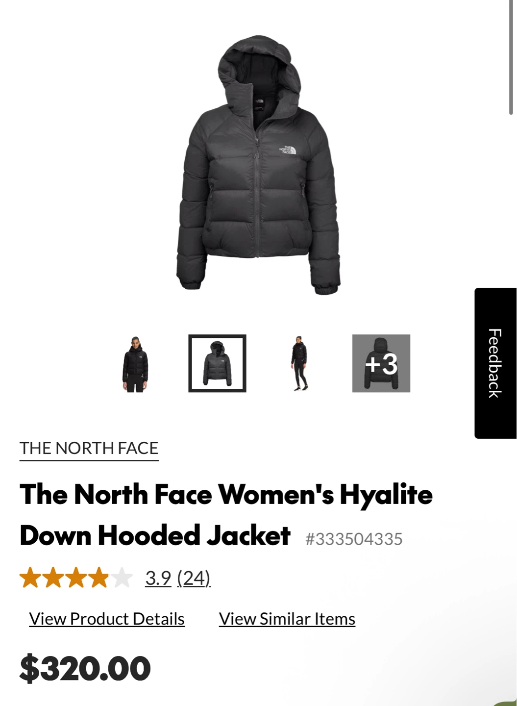 The North Face Black Down Puffer Jacket - photo 2