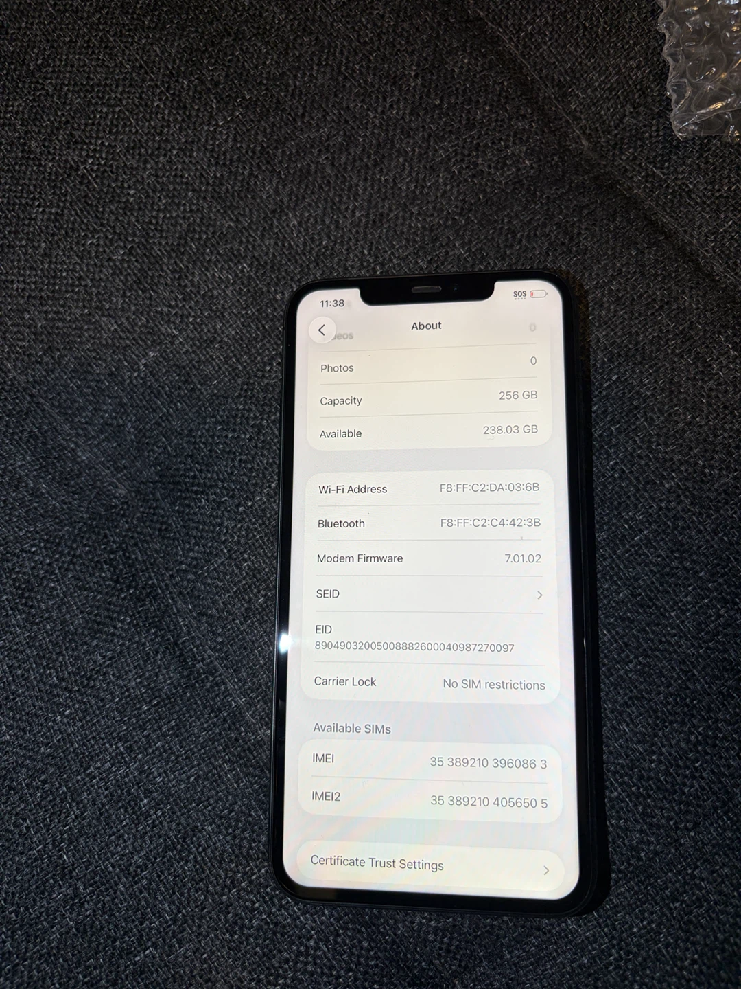 Apple iPhone 11 Pro, 256 GB, Silver - photo 2