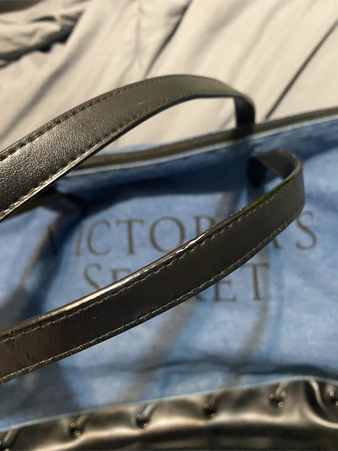 Victoria's Secret Denim Tote Bag - photo 2