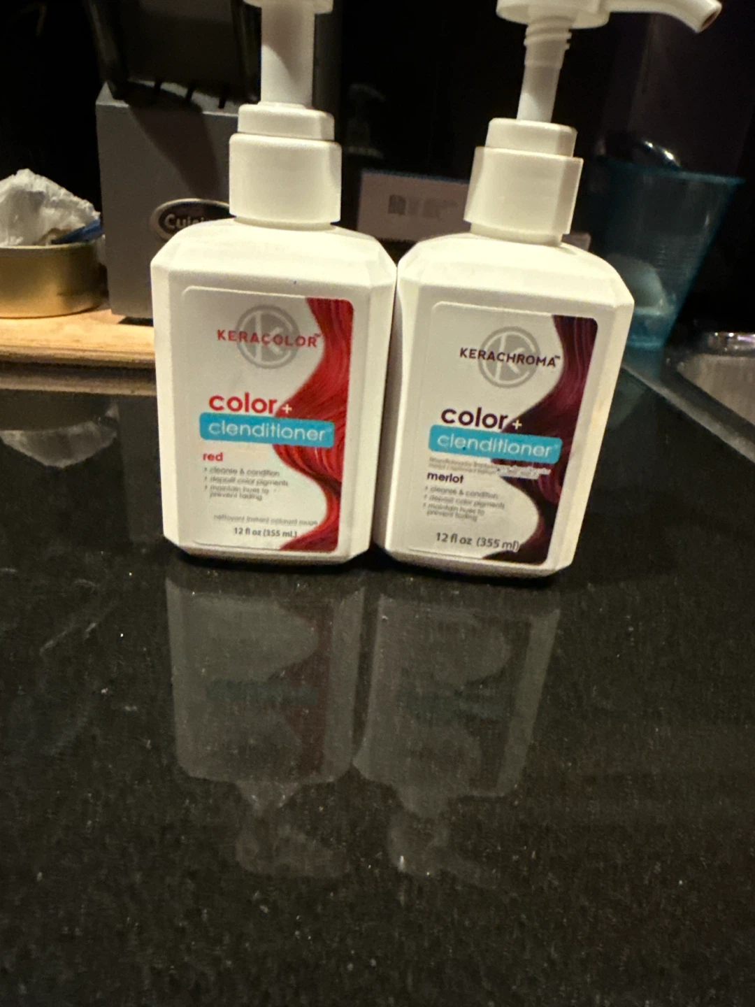 Keracolor Color+ Clenditioner - Red & Merlot