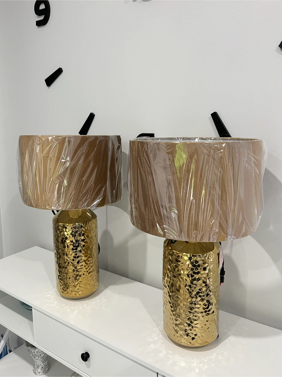 NEW BEAUTIFUL GOLD LAMPS