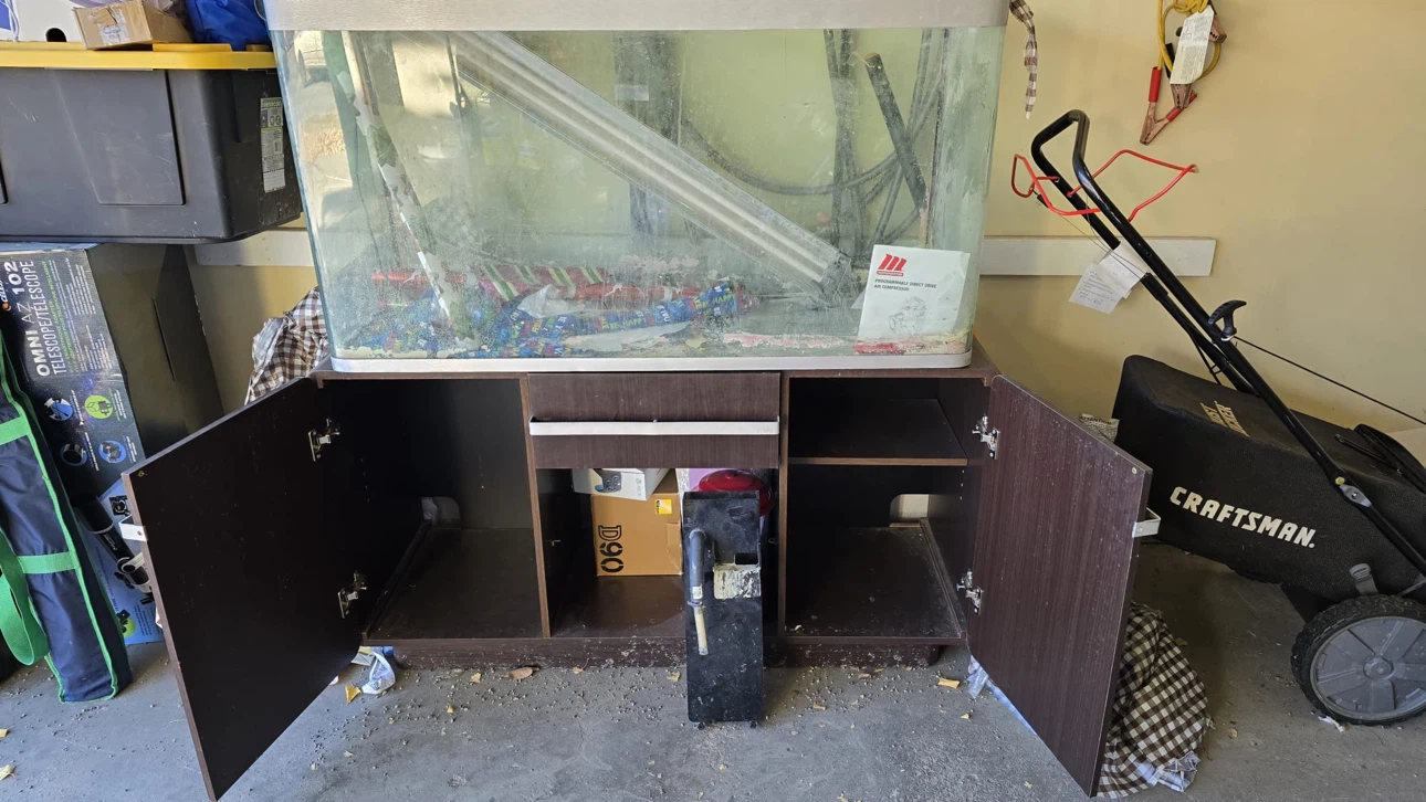 80 Gallon Aquarium with Stand, Heater, and Filter - photo 3