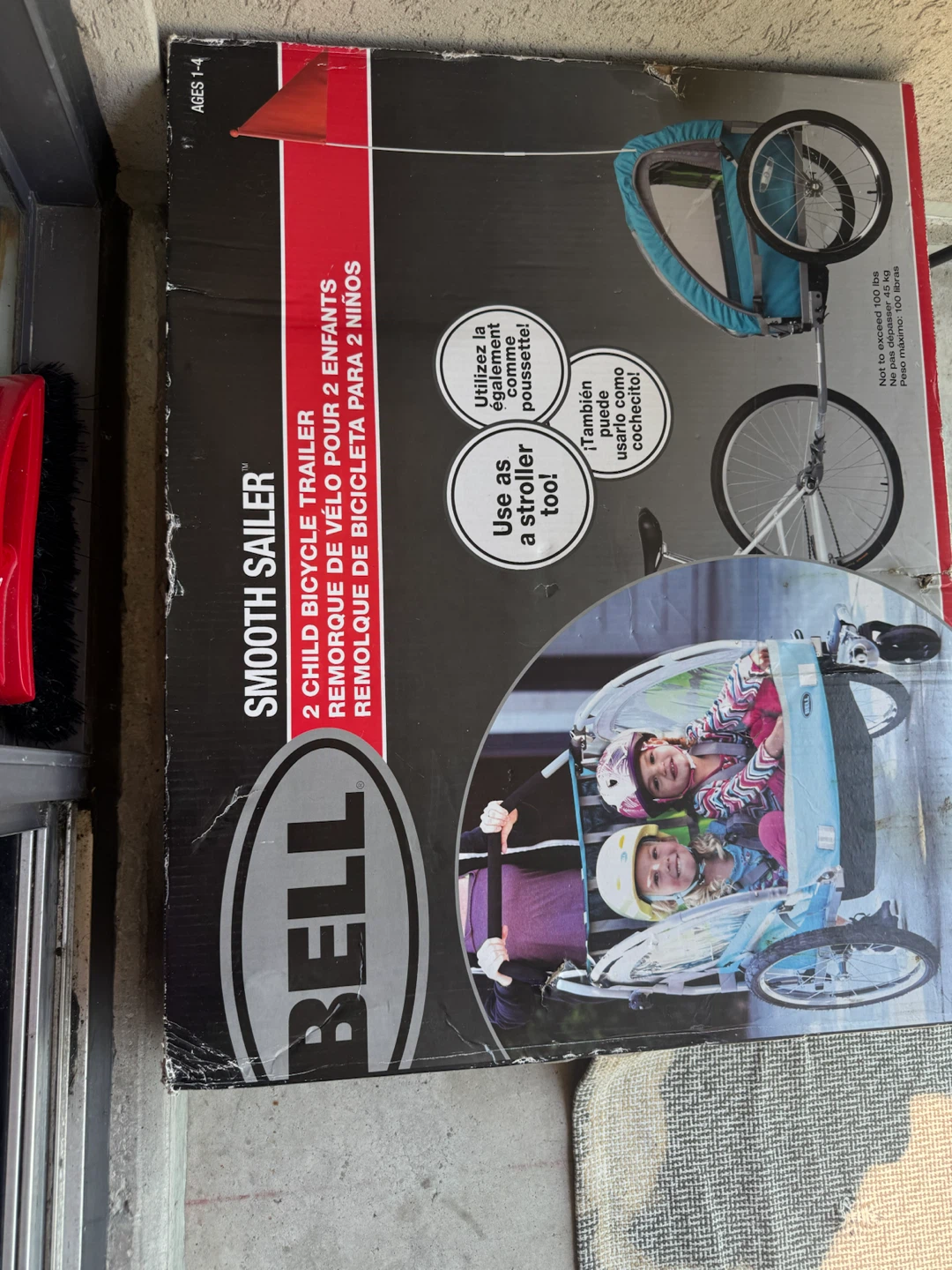 Bell Smoke Bicycle Trailer – Foldable – Like New - photo 5
