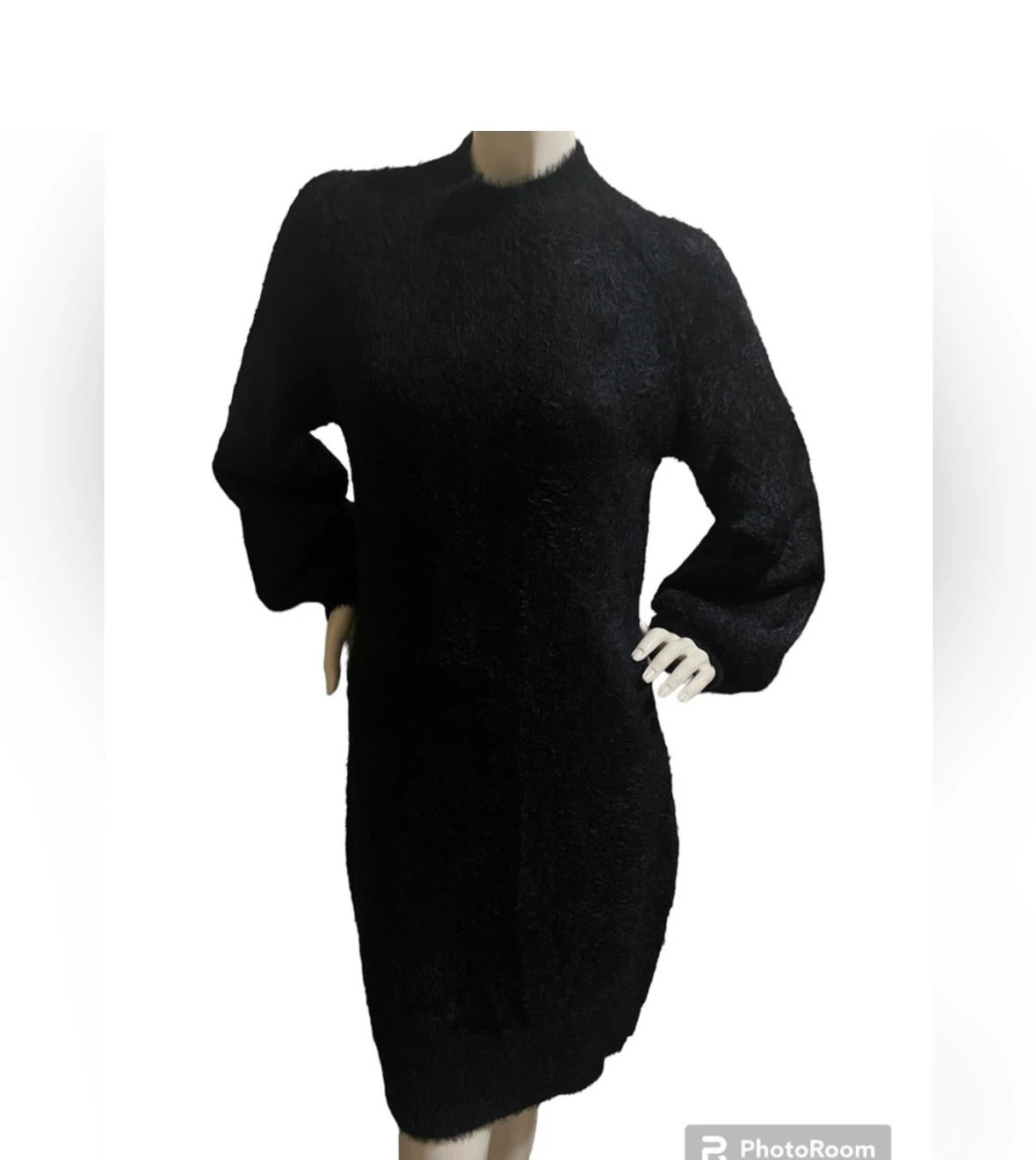 Bardot Fluffy Black Dress - photo 2