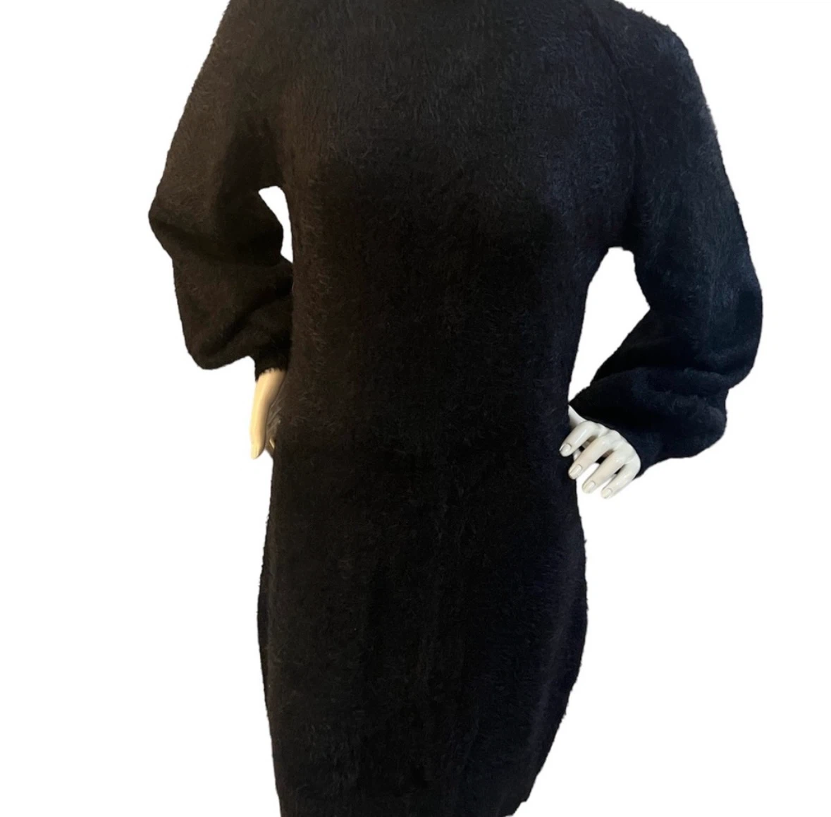 Bardot Fluffy Black Dress - photo 5